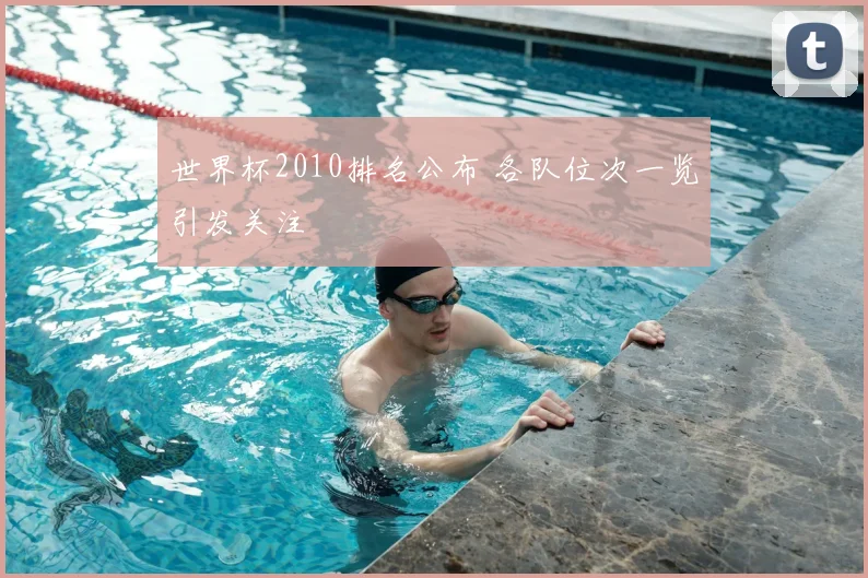 世界杯2010排名公布 各队位次一览引发关注